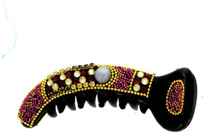 

Anuradha Art Jewellery BN-374 Banana Clip(Purple)