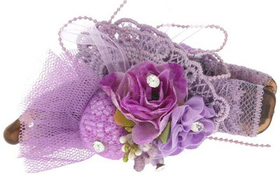 

Anuradha Art Jewellery BN-465 Banana Clip(Purple)