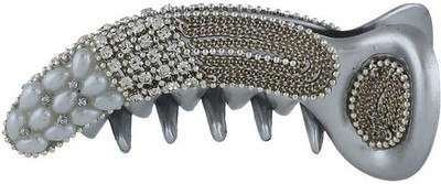 

Anuradha Art Jewellery BN-463 Banana Clip(Silver)
