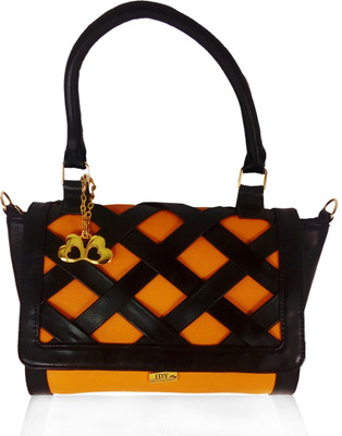 

I Define You Hand-held Bag(Black, Orange)