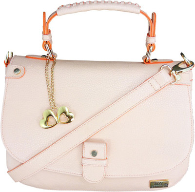 

Anglopanglo Women Casual Pink PU Hand-held Bag