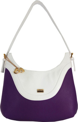 

I Define You Hand-held Bag(White, Purple), Purple;white