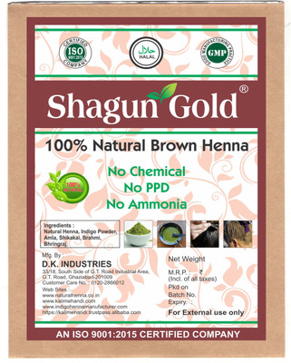 

Shagun Gold Natural Brown Henna(200 g)