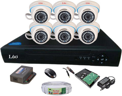 

LIO AHD Full Combo, AHD 1.3MP Dome Camera 6Pcs + CCTV Cable + 2TB HDD + AHD DVR 8 Channel Home Security Camera(2 TB)