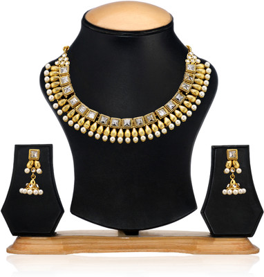 84% OFF on ZAVERI PEARLS Alloy Jewel Set(Gold) 84% OFF on ZAVERI PEARLS Alloy Jewel Set(Gold)