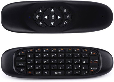 

HiTechCart 3D VIRTUAL GAMING AIR MOUSE CUM STYLISH QWERTY Wireless Multi-device Keyboard(Black)