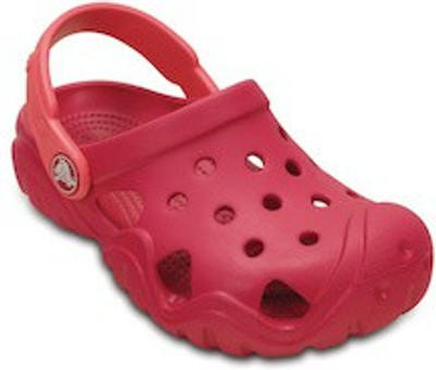

Crocs Boys & Girls Sling Back Clogs(Pink, Raspberry/coral