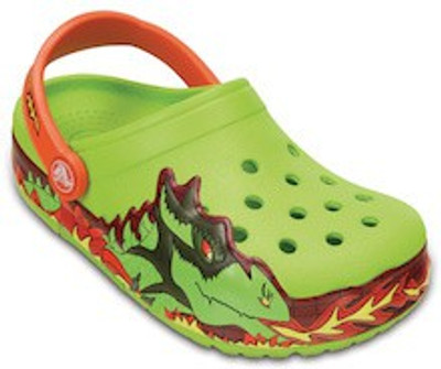 

Crocs Boys & Girls Sling Back Clogs(Green, Volt green