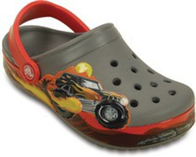 

Crocs Boys & Girls Sling Back Clogs(Grey, Smoke
