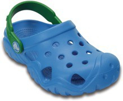 

Crocs Boys & Girls Sling Back Clogs(Blue, Ocean/kelly green
