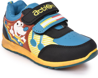 

Action Shoes Boys & Girls Velcro Running Shoes(Orange