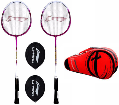 

Li-Ning XP Smash 708 2PC ,1 Single Compartment Triumph 302 Red/Black Badminton Bag Combo Badminton Kit