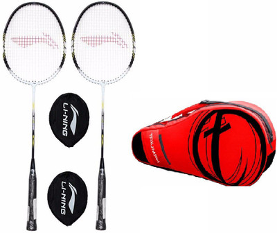 

Li-Ning XP Smash 808 2PC ,1 Single Compartment Triumph 302 Red/Black Badminton Bag Combo Badminton Kit