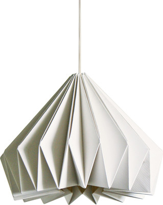 

Brownfolds White paper origami lampshade; Vanilla Bliss dual pack Ceiling Lights, Hanging Lights (Pendant Lights) Lamp Shade(Paper)