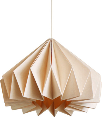 

Brownfolds Light Peach paper origami lampshade; Vanilla Bliss dual pack Ceiling Lights, Hanging Lights (Pendant Lights) Lamp Shade(Paper)