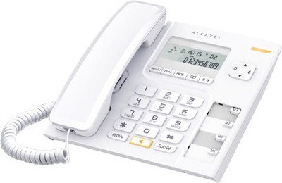 Alcatel T-56 Corded Landline Phone(White)