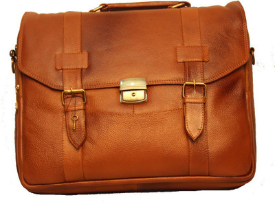 

ALB 14 inch Laptop Messenger Bag(Tan)