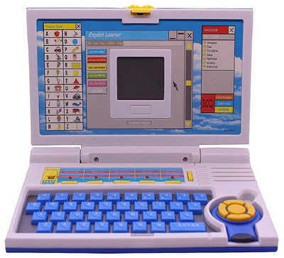 

DINAARKAN ENGLISH LEARNER EDUCATIONAL LAPTOP WITH MOUSE CONTROL AND BATTERIES(Multicolor)