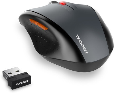 

Tecknet M002 Wireless Optical Gaming Mouse(Bluetooth, Grey)