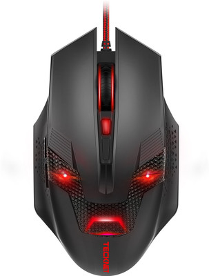 

Tecknet M268 Raptor Black Wired Optical Gaming Mouse(USB, Black/Red)
