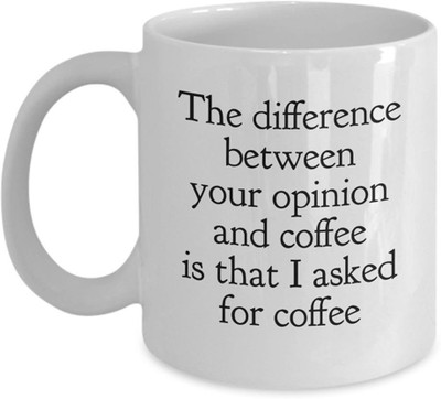 

Stonic QUOTE-FEELI Ceramic Mug(350 ml), White