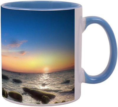 

Arkist naples Ceramic Mug(340 ml), Multicolor