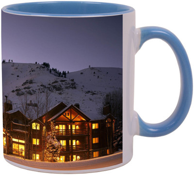 

Arkist mountain motel Ceramic Mug(340 ml), Multicolor