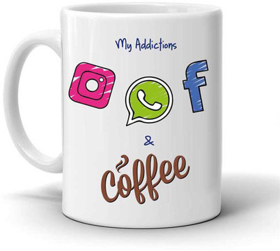 

Stonic Scream_Coffee Ceramic Mug(350 ml), White
