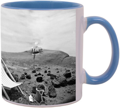 

Arkist miniature moon Ceramic Mug(340 ml), Multicolor