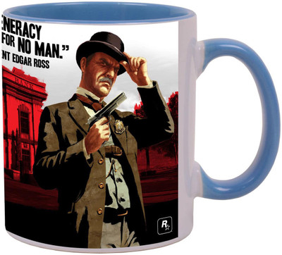

Arkist red dead redemption agent edgar ross 2 Ceramic Mug(340 ml), Multicolor