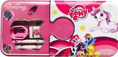 

Priyankish Smart Kidz Cartoon Art Metal Pencil Box(Set of 5, Multicolor)