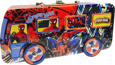 

Priyankish Smart Kidz Cartoon Art Metal Pencil Box(Set of 1, Multicolor)