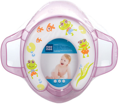 

MeeMee Soft Cushioned with Support Handles Potty Seat(Purple)