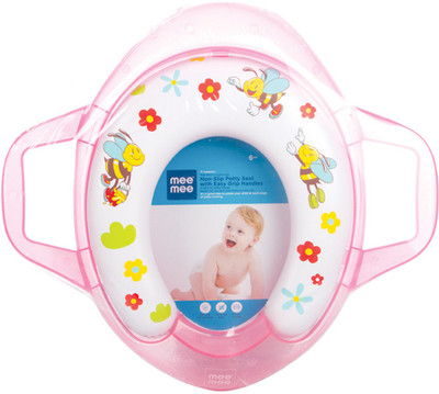 

MeeMee Soft Cushioned with Support Handles Potty Seat(Pink)