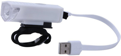 

ShivExim LED Bicycle USB Rechargeable Bike Front Light 300 Lumens Saddle(White)