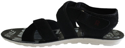 

Adorz Men Black Sandals