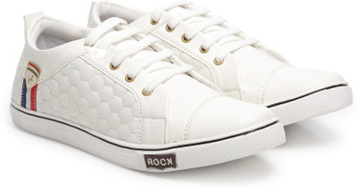 

TEN White Synthetic Leather Sneakers Sneakers For Men(White