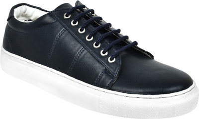 

Lagom Men's Blue Lace Up Casual Sneakers For Men(Blue