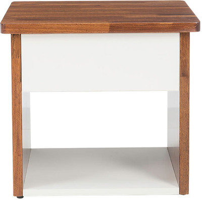 

Durian MARK/NT Solid Wood Bedside Table(Finish Color - Frosty White/Dark Oak)