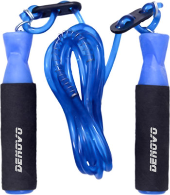 

DeNovo Club Ball Bearing Skipping Rope(Blue, Length: 274 cm)