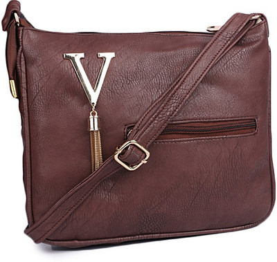 

STYLEFASHION Girls Casual Tan PU, Polyester Sling Bag