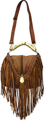 

AGINOS Women Casual Brown PU, Leatherette Sling Bag