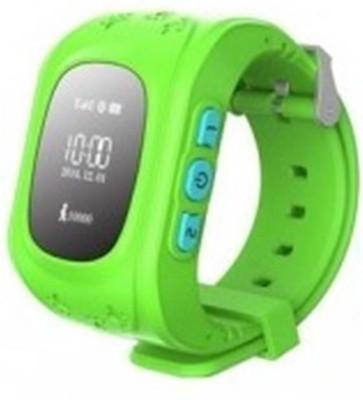 

Benison India ™ GPS Tracker Anti Lost Children SOS SIM Call GSM-Phone Location Finder Device Smartwatch(Green Strap Free Size)