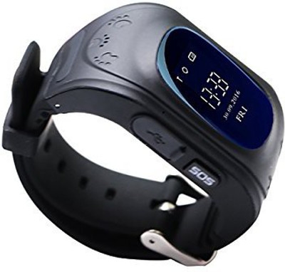 

Benison India ™ Anti-lost GPS Tracker SOS Call Location Finder Remote Monitor Pedometer Functions Parent Control Smartwatch(Black Strap Free Size)