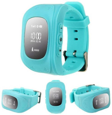 

Benison India ™ Kid Safe GPS Wrist SOS Call location finder locator tracker for kids anti lost monitor Smartwatch(Blue Strap Free Size)
