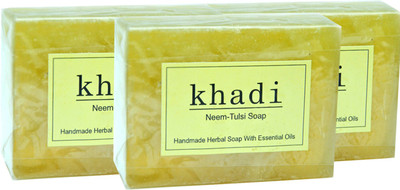 

Khadi Herbal Neem-Tulsi Soap(375 g, Pack of 3)