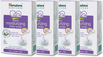 HIMALAYA Extra Moisturing Baby Soap(4 x 18.75 g)