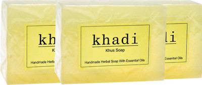 

Vagad's Khadi Khus Soap(375 g, Pack of 3)