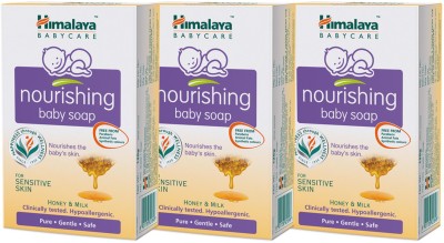 

Himalaya Nourishing Baby Soap(125 g, Pack of 3)