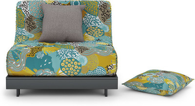 

Urban Ladder Finn Futon Sofa Cum Bed Double Fabric Sofa Bed(Finish Color - Carribean Treasure Mechanism Type - Fold Out)